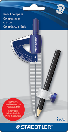 COMPASS & PENCIL & MEAS DEVICE
