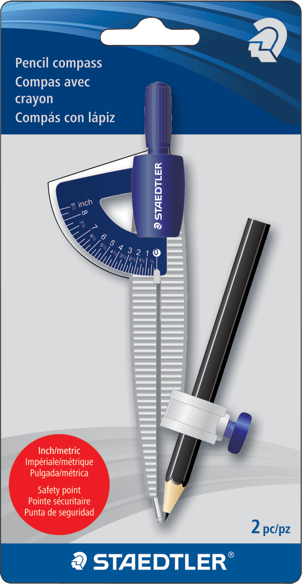 COMPASS & PENCIL & MEAS DEVICE