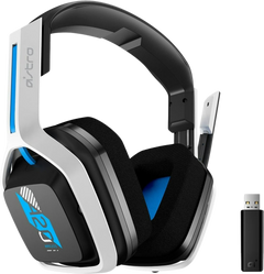Astro A20 Gen 2 Wireless Gaming Headset for PS5, PS4, PC (White/Blue)
