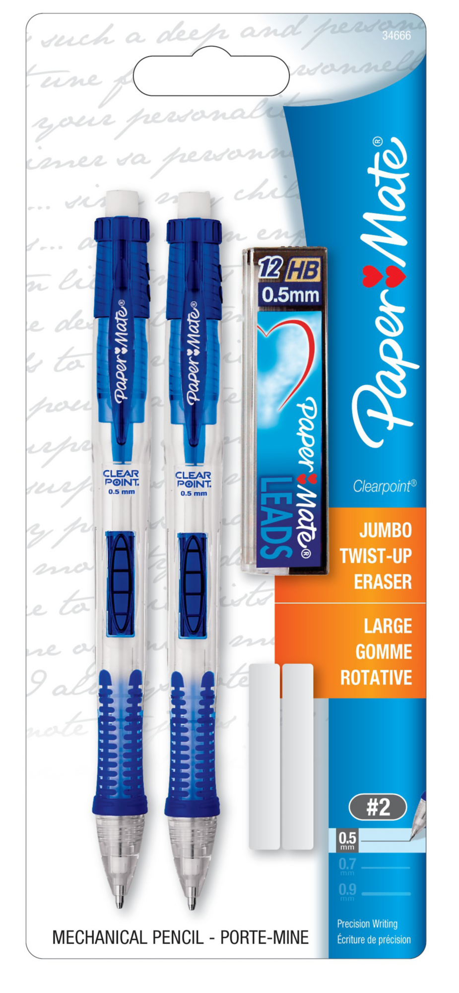 MECH PENCIL .5MM CLPRT STARTKT