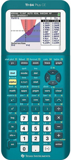 CALCULATOR TI-84 PLUS CE METLLC TEAL