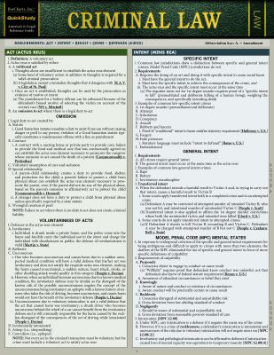 CRIMINAL LAW