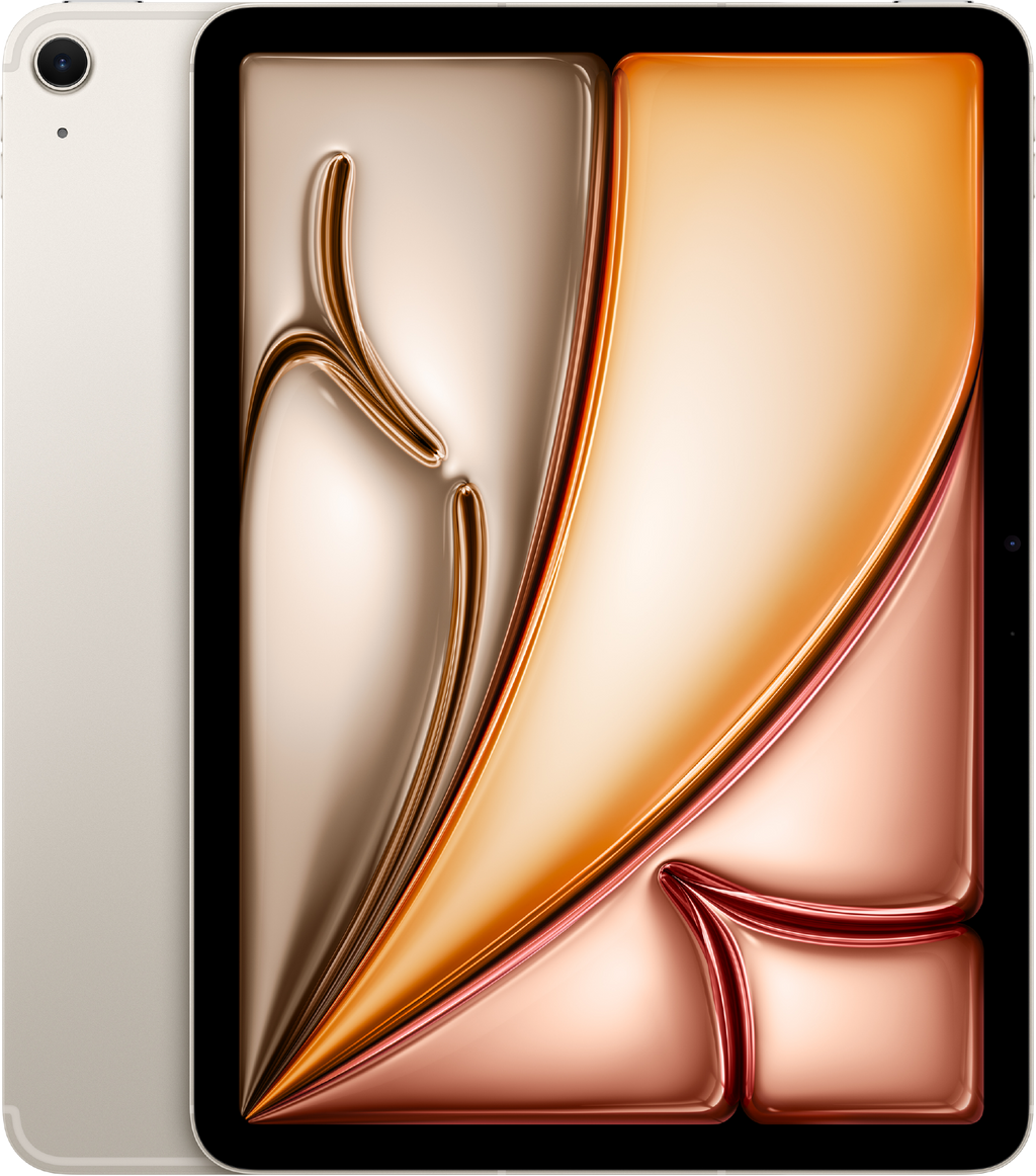 Apple 11-inch iPad Air M4 Chip Wi-Fi + Cellular - Starlight