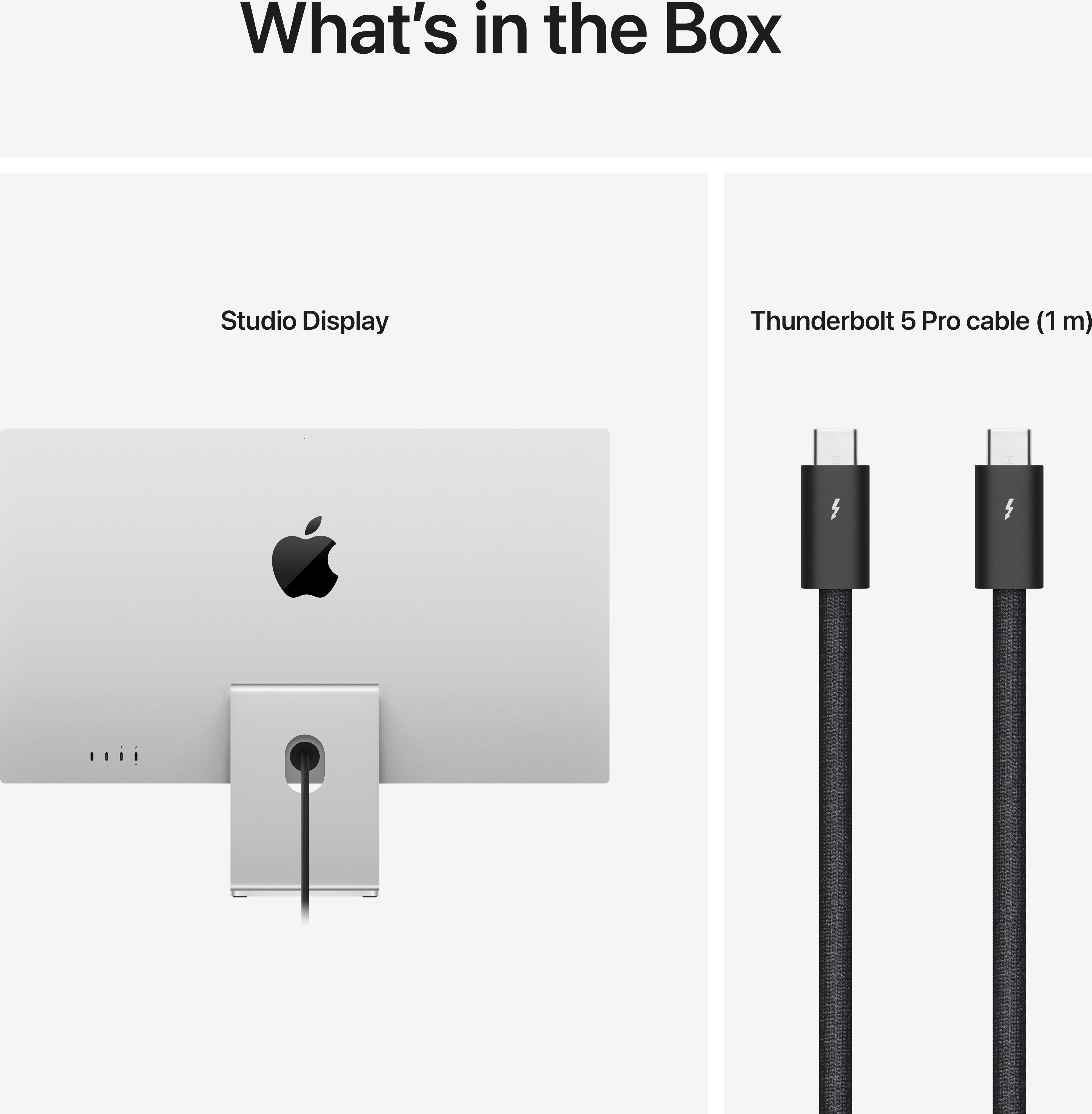 Apple Studio Display - Nano-texture glass - Tilt- and height-adjustable stand