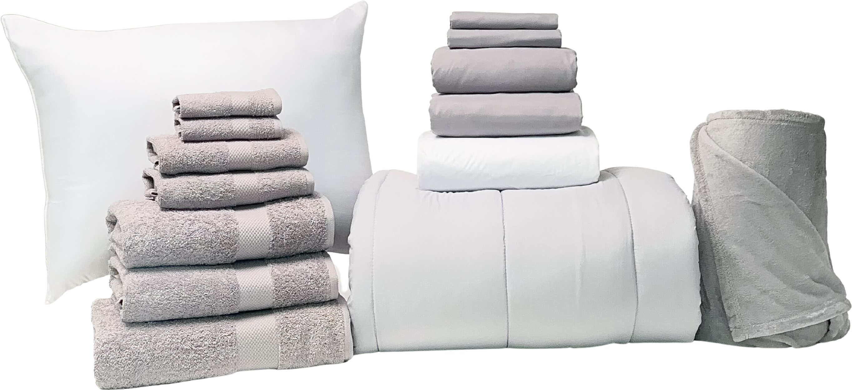 Essential 17pc Twin XL Bundle in Harbor Slate - SHIPS 8/1 FOR IN-STORE PICKUP ON FALL MOVE-IN WEEKEND.
